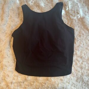 lululemon high neck black align tank